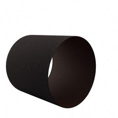 Made in USA - 80 Grit Aluminum Oxide Coated Spiral Band - 1-1/2" Diam x 1-1/2" Wide, Medium Grade - Exact Tool & Supply
