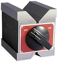 Starrett - 6.35 to 1-3/4" Capacity, 90° Angle, Hardened Steel V-Block - 3" Long x 2-1/2" Wide x 3" High, Sold as Individual - Exact Tool & Supply