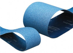Norton - 10" Wide x 70-1/2" OAL, 50 Grit, Zirconia Alumina Abrasive Belt - Zirconia Alumina, Coarse, Coated, Y Weighted Cloth Backing - Exact Tool & Supply
