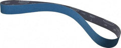 Norton - 2" Wide x 60" OAL, 60 Grit, Zirconia Alumina Abrasive Belt - Zirconia Alumina, Medium, Coated, Y Weighted Cloth Backing, Dry, Series R821 - Exact Tool & Supply