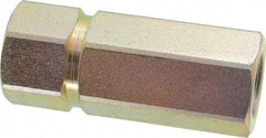 Parker - 1/2 Thread Steel Hydraulic Hose Check - 5,000 psi, 12 GPM - Exact Tool & Supply