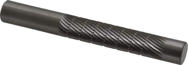 Made in USA - 1/2" Diam, 1-1/2" LOC, Solid Carbide Diamond Pattern Router Bit - 4" OAL, 1/2" Shank Diam - Exact Tool & Supply