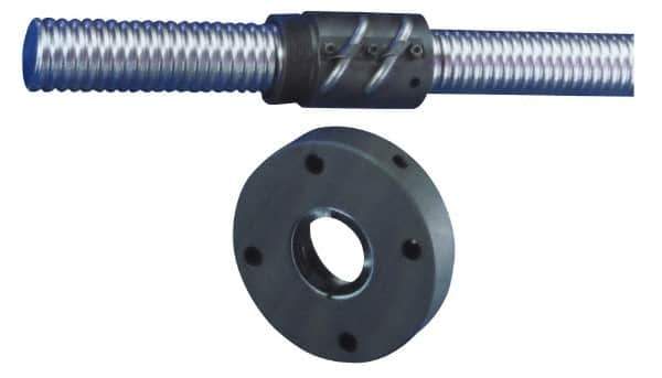 THK - 96" Long, Ballscrew Shaft - 1" Lead Width, 1-1/2" Ball Circle Diam - Exact Tool & Supply