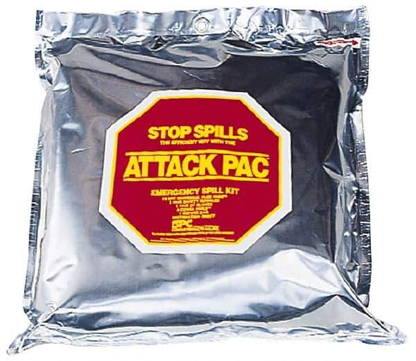 Brady SPC Sorbents - 7 Gal Capacity Hazardous Materials Spill Kit - Foil - Exact Tool & Supply