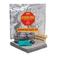Brady SPC Sorbents - 7 Gal Capacity Universal Spill Kit - Foil - Exact Tool & Supply