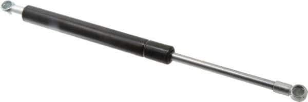 Value Collection - 0.32" Rod Diam, 0.75" Tube Diam, 60 Lb Capacity, Fixed Force Gas Spring - 11.9" Extended Length, 3.5" Stroke Length, Metal Socket, Black Nitride Piston - Exact Tool & Supply