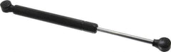 Value Collection - 0.32" Rod Diam, 0.75" Tube Diam, 90 Lb Capacity, Fixed Force Gas Spring - 11.9" Extended Length, 3.5" Stroke Length, Plastic Ball Socket, Black Nitride Piston - Exact Tool & Supply