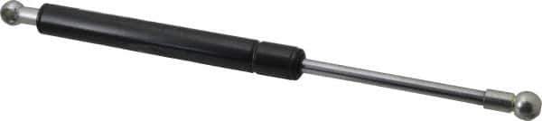 Value Collection - 0.32" Rod Diam, 0.75" Tube Diam, 120 Lb Capacity, Fixed Force Gas Spring - 11.9" Extended Length, 3.5" Stroke Length, Metal Socket, Black Nitride Piston - Exact Tool & Supply