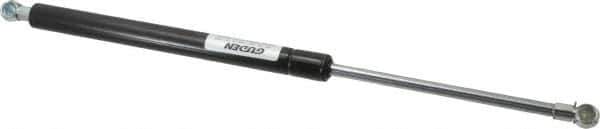 Value Collection - 0.32" Rod Diam, 0.75" Tube Diam, 60 Lb Capacity, Fixed Force Gas Spring - 15.25" Extended Length, 5" Stroke Length, Metal Socket, Black Nitride Piston - Exact Tool & Supply