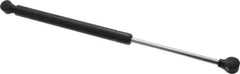 Value Collection - 0.32" Rod Diam, 0.75" Tube Diam, 90 Lb Capacity, Fixed Force Gas Spring - 15.25" Extended Length, 5" Stroke Length, Plastic Ball Socket, Black Nitride Piston - Exact Tool & Supply