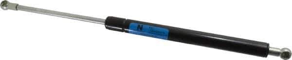 Value Collection - 0.32" Rod Diam, 0.75" Tube Diam, 90 Lb Capacity, Fixed Force Gas Spring - 15.25" Extended Length, 5" Stroke Length, Metal Socket, Black Nitride Piston - Exact Tool & Supply
