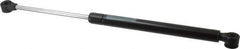 Value Collection - 0.32" Rod Diam, 0.75" Tube Diam, 120 Lb Capacity, Fixed Force Gas Spring - 15.25" Extended Length, 5" Stroke Length, Plastic Ball Socket, Black Nitride Piston - Exact Tool & Supply