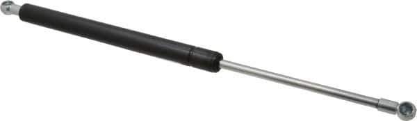Value Collection - 0.32" Rod Diam, 0.75" Tube Diam, 120 Lb Capacity, Fixed Force Gas Spring - 15.25" Extended Length, 5" Stroke Length, Metal Socket, Black Nitride Piston - Exact Tool & Supply