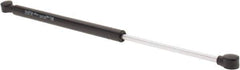 Value Collection - 0.32" Rod Diam, 0.75" Tube Diam, 20 Lb Capacity, Fixed Force Gas Spring - 17" Extended Length, 6" Stroke Length, Plastic Ball Socket, Black Nitride Piston - Exact Tool & Supply