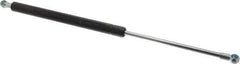 Value Collection - 0.32" Rod Diam, 0.75" Tube Diam, 20 Lb Capacity, Fixed Force Gas Spring - 17" Extended Length, 6" Stroke Length, Metal Socket, Black Nitride Piston - Exact Tool & Supply