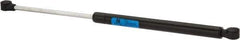 Value Collection - 0.32" Rod Diam, 0.75" Tube Diam, 90 Lb Capacity, Fixed Force Gas Spring - 17" Extended Length, 6" Stroke Length, Plastic Ball Socket, Black Nitride Piston - Exact Tool & Supply