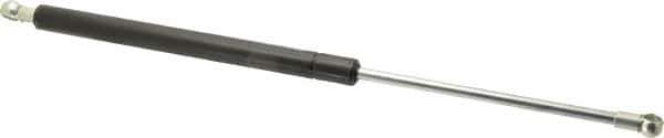 Value Collection - 0.32" Rod Diam, 0.75" Tube Diam, 90 Lb Capacity, Fixed Force Gas Spring - 17" Extended Length, 6" Stroke Length, Metal Socket, Black Nitride Piston - Exact Tool & Supply
