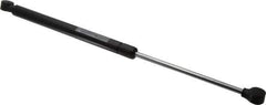 Value Collection - 0.32" Rod Diam, 0.75" Tube Diam, 120 Lb Capacity, Fixed Force Gas Spring - 17" Extended Length, 6" Stroke Length, Plastic Ball Socket, Black Nitride Piston - Exact Tool & Supply
