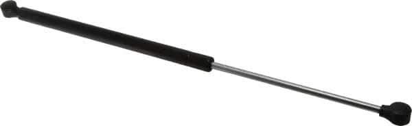 Value Collection - 0.32" Rod Diam, 0.75" Tube Diam, 20 Lb Capacity, Fixed Force Gas Spring - 19.63" Extended Length, 7" Stroke Length, Plastic Ball Socket, Black Nitride Piston - Exact Tool & Supply