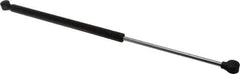 Value Collection - 0.32" Rod Diam, 0.75" Tube Diam, 20 Lb Capacity, Fixed Force Gas Spring - 19.63" Extended Length, 7" Stroke Length, Plastic Ball Socket, Black Nitride Piston - Exact Tool & Supply