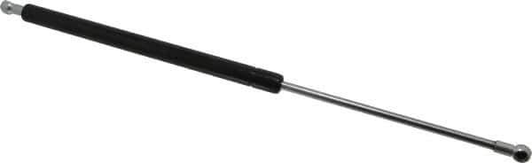 Value Collection - 0.32" Rod Diam, 0.75" Tube Diam, 30 Lb Capacity, Fixed Force Gas Spring - 19.63" Extended Length, 7" Stroke Length, Metal Socket, Black Nitride Piston - Exact Tool & Supply