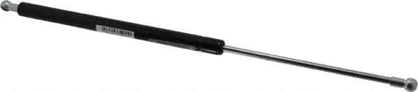 Value Collection - 0.32" Rod Diam, 0.75" Tube Diam, 120 Lb Capacity, Fixed Force Gas Spring - 19.63" Extended Length, 7" Stroke Length, Metal Socket, Black Nitride Piston - Exact Tool & Supply