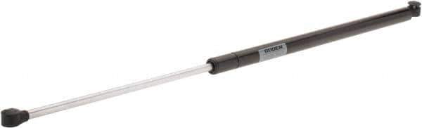 Value Collection - 0.39" Rod Diam, 0.87" Tube Diam, 100 Lb Capacity, Fixed Force Gas Spring - 27.8" Extended Length, 10" Stroke Length, Plastic Ball Socket, Black Nitride Piston - Exact Tool & Supply