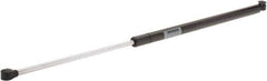 Value Collection - 0.39" Rod Diam, 0.87" Tube Diam, 100 Lb Capacity, Fixed Force Gas Spring - 27.8" Extended Length, 10" Stroke Length, Plastic Ball Socket, Black Nitride Piston - Exact Tool & Supply