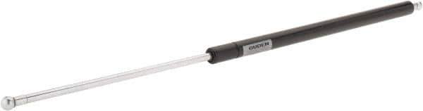 Value Collection - 0.39" Rod Diam, 0.87" Tube Diam, 100 Lb Capacity, Fixed Force Gas Spring - 27.8" Extended Length, 10" Stroke Length, Metal Socket, Black Nitride Piston - Exact Tool & Supply