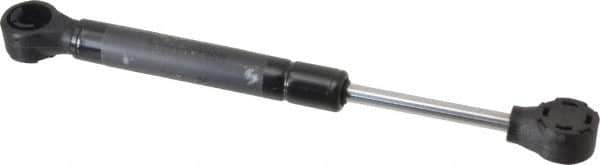 Value Collection - 0.24" Rod Diam, 0.59" Tube Diam, 40 Lb Capacity, Fixed Force Gas Spring - 7.5" Extended Length, 2" Stroke Length, Plastic Ball Socket, Black Nitride Piston - Exact Tool & Supply