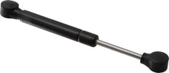 Value Collection - 0.24" Rod Diam, 0.59" Tube Diam, 60 Lb Capacity, Fixed Force Gas Spring - 7.5" Extended Length, 2" Stroke Length, Plastic Ball Socket, Black Nitride Piston - Exact Tool & Supply
