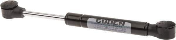 Value Collection - 0.24" Rod Diam, 0.59" Tube Diam, 100 Lb Capacity, Fixed Force Gas Spring - 7.5" Extended Length, 2" Stroke Length, Plastic Ball Socket, Black Nitride Piston - Exact Tool & Supply