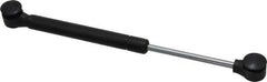 Value Collection - 0.24" Rod Diam, 0.59" Tube Diam, 20 Lb Capacity, Fixed Force Gas Spring - 9.6" Extended Length, 3.15" Stroke Length, Plastic Ball Socket, Black Nitride Piston - Exact Tool & Supply