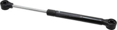 Value Collection - 0.24" Rod Diam, 0.59" Tube Diam, 40 Lb Capacity, Fixed Force Gas Spring - 9.6" Extended Length, 3.15" Stroke Length, Plastic Ball Socket, Black Nitride Piston - Exact Tool & Supply