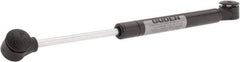 Value Collection - 0.24" Rod Diam, 0.59" Tube Diam, 100 Lb Capacity, Fixed Force Gas Spring - 9.6" Extended Length, 3.15" Stroke Length, Plastic Ball Socket, Black Nitride Piston - Exact Tool & Supply
