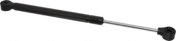 Value Collection - 0.24" Rod Diam, 0.59" Tube Diam, 20 Lb Capacity, Fixed Force Gas Spring - 12" Extended Length, 3.5" Stroke Length, Plastic Ball Socket, Black Nitride Piston - Exact Tool & Supply