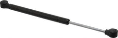 Value Collection - 0.24" Rod Diam, 0.59" Tube Diam, 80 Lb Capacity, Fixed Force Gas Spring - 12" Extended Length, 3.5" Stroke Length, Plastic Ball Socket, Black Nitride Piston - Exact Tool & Supply