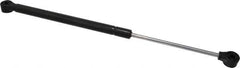 Value Collection - 0.24" Rod Diam, 0.59" Tube Diam, 20 Lb Capacity, Fixed Force Gas Spring - 14.5" Extended Length, 5" Stroke Length, Plastic Ball Socket, Black Nitride Piston - Exact Tool & Supply