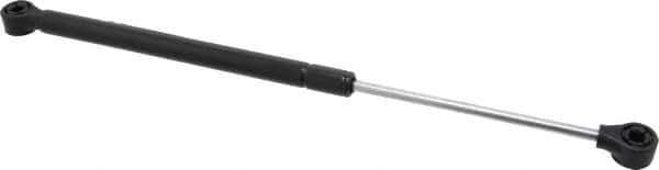 Value Collection - 0.24" Rod Diam, 0.59" Tube Diam, 40 Lb Capacity, Fixed Force Gas Spring - 14.5" Extended Length, 5" Stroke Length, Plastic Ball Socket, Black Nitride Piston - Exact Tool & Supply