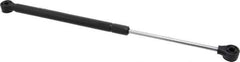 Value Collection - 0.24" Rod Diam, 0.59" Tube Diam, 40 Lb Capacity, Fixed Force Gas Spring - 14.5" Extended Length, 5" Stroke Length, Plastic Ball Socket, Black Nitride Piston - Exact Tool & Supply