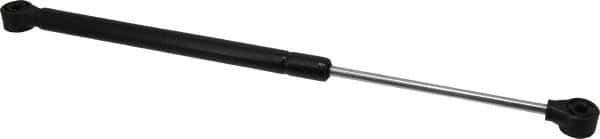 Value Collection - 0.24" Rod Diam, 0.59" Tube Diam, 80 Lb Capacity, Fixed Force Gas Spring - 14.5" Extended Length, 5" Stroke Length, Plastic Ball Socket, Black Nitride Piston - Exact Tool & Supply