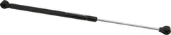 Value Collection - 0.24" Rod Diam, 0.59" Tube Diam, 40 Lb Capacity, Fixed Force Gas Spring - 17.19" Extended Length, 6.18" Stroke Length, Plastic Ball Socket, Black Nitride Piston - Exact Tool & Supply