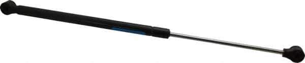 Value Collection - 0.24" Rod Diam, 0.59" Tube Diam, 80 Lb Capacity, Fixed Force Gas Spring - 17.19" Extended Length, 6.18" Stroke Length, Plastic Ball Socket, Black Nitride Piston - Exact Tool & Supply
