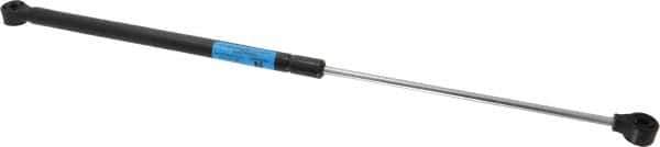 Value Collection - 0.24" Rod Diam, 0.59" Tube Diam, 20 Lb Capacity, Fixed Force Gas Spring - 19.68" Extended Length, 8" Stroke Length, Plastic Ball Socket, Black Nitride Piston - Exact Tool & Supply