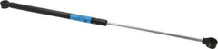 Value Collection - 0.24" Rod Diam, 0.59" Tube Diam, 20 Lb Capacity, Fixed Force Gas Spring - 19.68" Extended Length, 8" Stroke Length, Plastic Ball Socket, Black Nitride Piston - Exact Tool & Supply