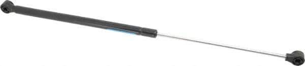 Value Collection - 0.24" Rod Diam, 0.59" Tube Diam, 60 Lb Capacity, Fixed Force Gas Spring - 19.68" Extended Length, 8" Stroke Length, Plastic Ball Socket, Black Nitride Piston - Exact Tool & Supply