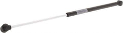 Value Collection - 0.24" Rod Diam, 0.59" Tube Diam, 80 Lb Capacity, Fixed Force Gas Spring - 19.68" Extended Length, 8" Stroke Length, Plastic Ball Socket, Black Nitride Piston - Exact Tool & Supply