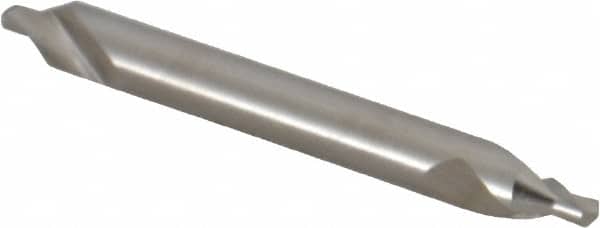 Magafor - #2 Plain Cut 60° Incl Angle High Speed Steel Combo Drill & Countersink - Exact Tool & Supply