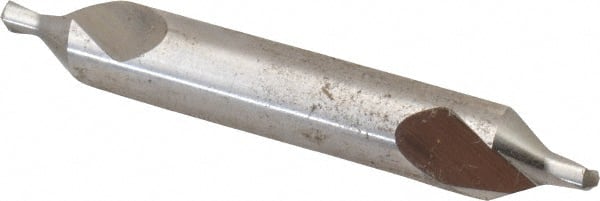 Magafor - #4 Plain Cut 60° Incl Angle High Speed Steel Combo Drill & Countersink - Exact Tool & Supply