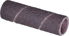 Made in USA - 50 Grit Aluminum Oxide Coated Spiral Band - 1/2" Diam x 2" Wide, Coarse Grade - Exact Tool & Supply